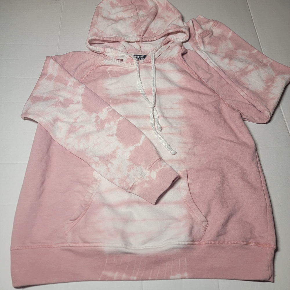 Jolie &‎ Joy Pink Tie-Dye Hoodie Size XL